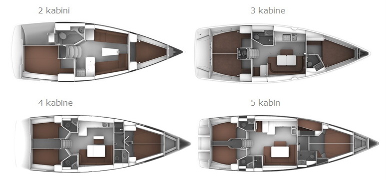 layout cabins sailboat